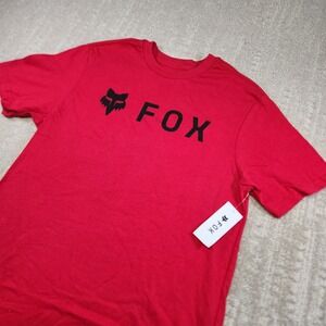 Fox Racing Shirt Men Small HRC Red Motorcross Y2K Cotton NEW